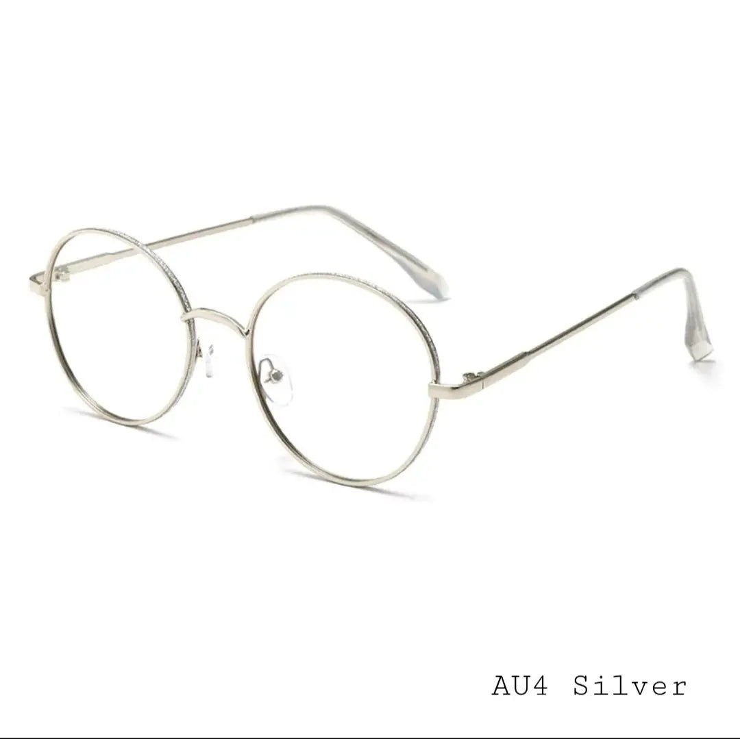 Photochromic Round Metal Frame Glasses – Modern & Lightweight(AU4)