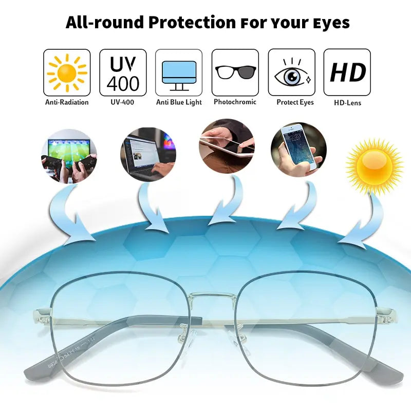 Sun Shield - Photochromic Anti-Radiation Glasses
