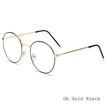 Photochromic Round Metal Frame Glasses – Modern & Lightweight(AU4)