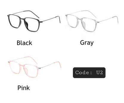 Photochromic Square Frame Glasses – Antiradiation U2