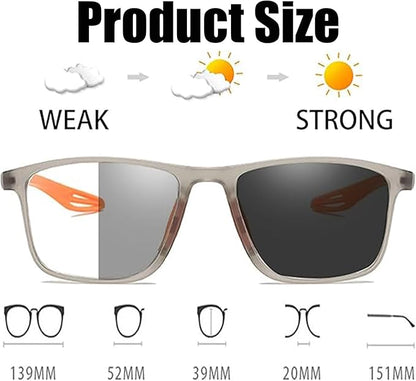 Progressive Multifocal Photochromic Reading Glass Near and Far