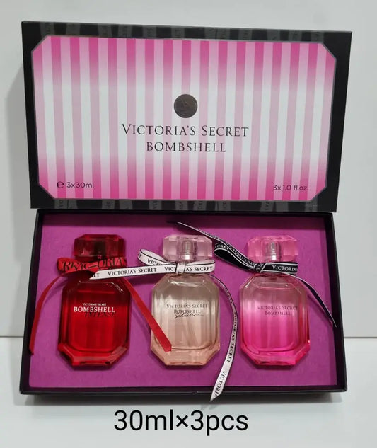 Victoria’s Secret Bombshell Perfume Kit 3-in-1 for Women | 3x30mL