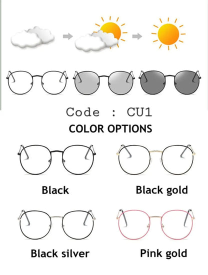 Photochromic Glasses CU1 | Anti-Radiation & UV Protection