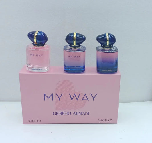 Giorgio Armani My Way Gift Set | 30ml x 3 | Experience Floral Elegance | Shop Women's Fragrances