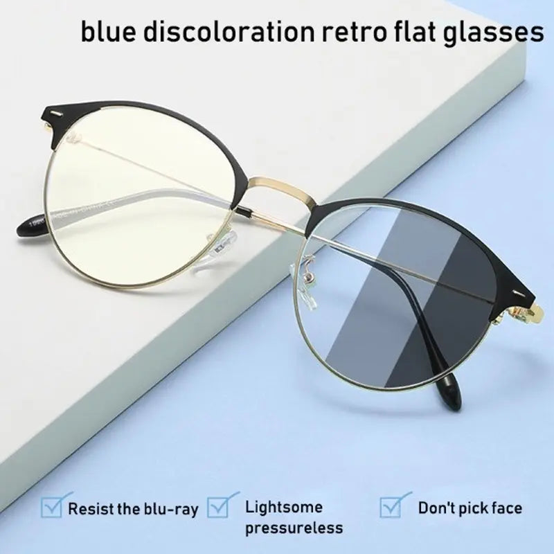 Men’s Photochromic Anti-Radiation Glasses | Anti-Blue Light & UV Protection