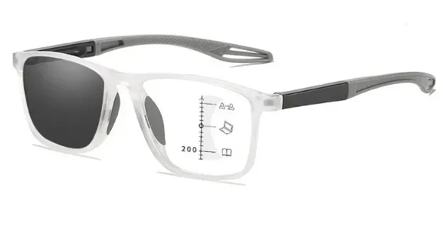 Progressive Multifocal Photochromic Reading Glass Near and Far