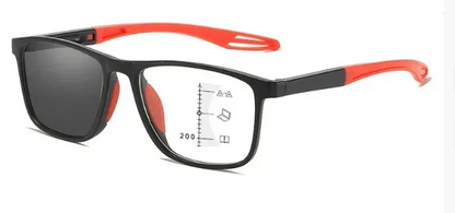 Progressive Multifocal Photochromic Reading Glass Near and Far