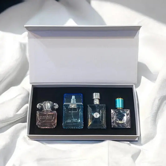 Versace Miniature Perfume Set | 4 x 30mL | Discover Luxury Fragrances | Gift Idea